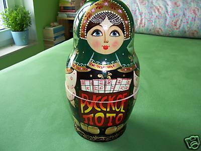 PK09-1. Lotto Nesting Doll 11”