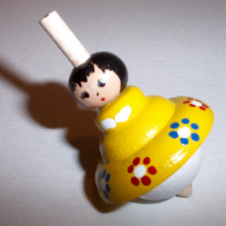 QA02. Nesting Doll Spinning top 3"
